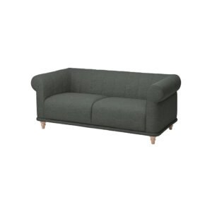 Ikea Viskafors 3 Seater Sofa Lejde/grey/green Birch
